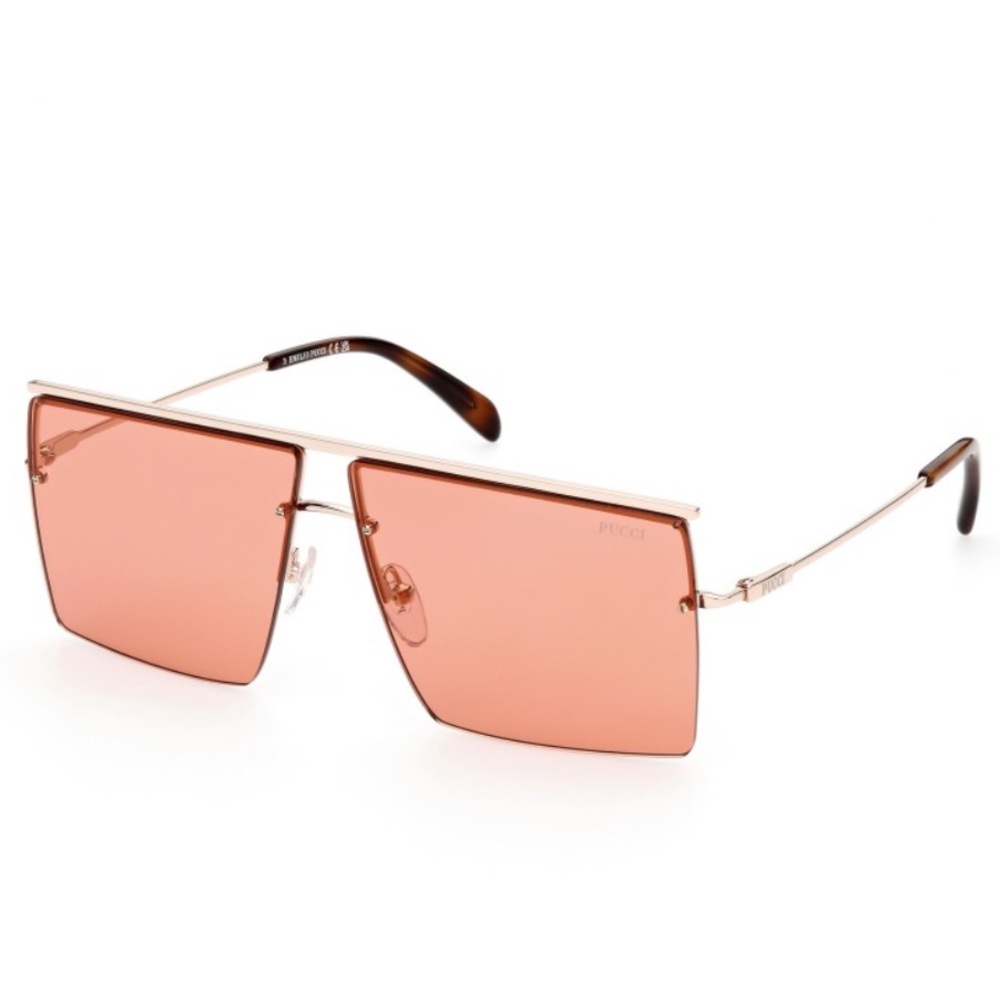 Emilio Pucci Pink Square Sunglasses